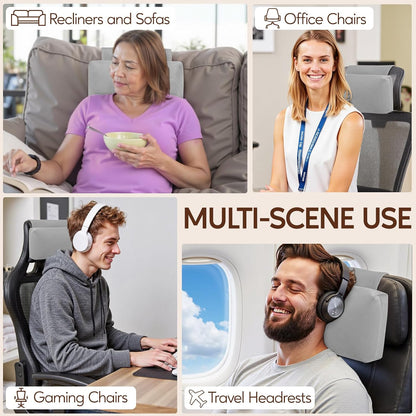 Neck Pillow for Recliner Chair, Adjustable Recliner Pillow for Headrest