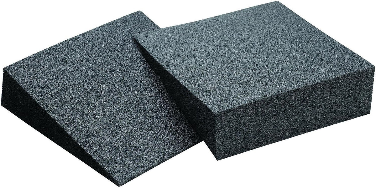 OPTP Slant (Pair) – Foam Wedge Set, Lightweight, 18 Degree Incline, Black
