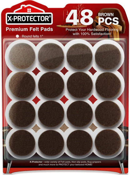 Felt Furniture Pads X-PROTECTOR 235 PCS Premium Furniture Pads - Felt Pads Furniture Feet Best Wood Floor Protectors - Protect Your Hardwood & Laminate Flooring! | Furniture Feet Best Wood Floor Protectors - Protect Your Hardwood & Laminate Flooring!