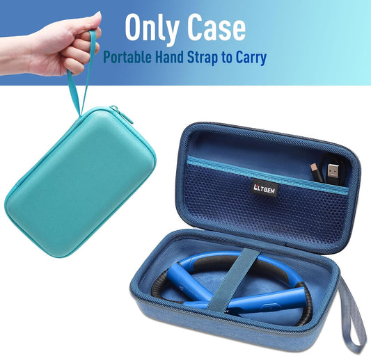 LTGEM Neck Light Case Compatible with Glocusent/Gritin/EastPin/Vekkia/Enclize/NIVAVA/LUXJET Neck Reading Light Cases, Book Light for Reading in Bed Cases,Grey (Case Only)