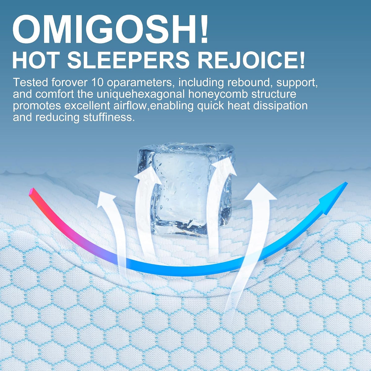 UJPFEO Knee Pillow for Side Sleepers, Leg Pillow for Sciatica, Back, HIPS, Knees, Joints Pain Relief,Pillows for Between Legs While Sleeping Spine Alignment Support & Relieves Pressure,Cooling White