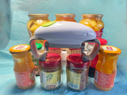 Electric Jar Opener for Seniors with Arthritis, Automatic One Touch Jar Opener for Weak Hands, Fits 1.2"-3.5" Lids