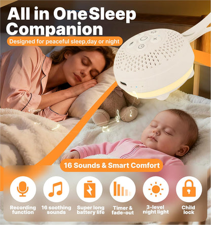 White Noise Machine, Sleep Therapy for Baby, Kids & Adults
