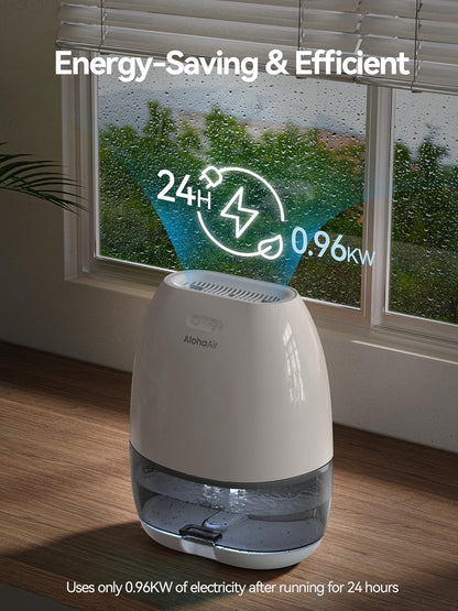 Dehumidifiers for Home, 34 oz Small Dehumidifier for Room, Quiet Dehumidifiers for Bathroom, Bedroom, RV, Closet with Auto Shut Off, 7 Colors Night Light