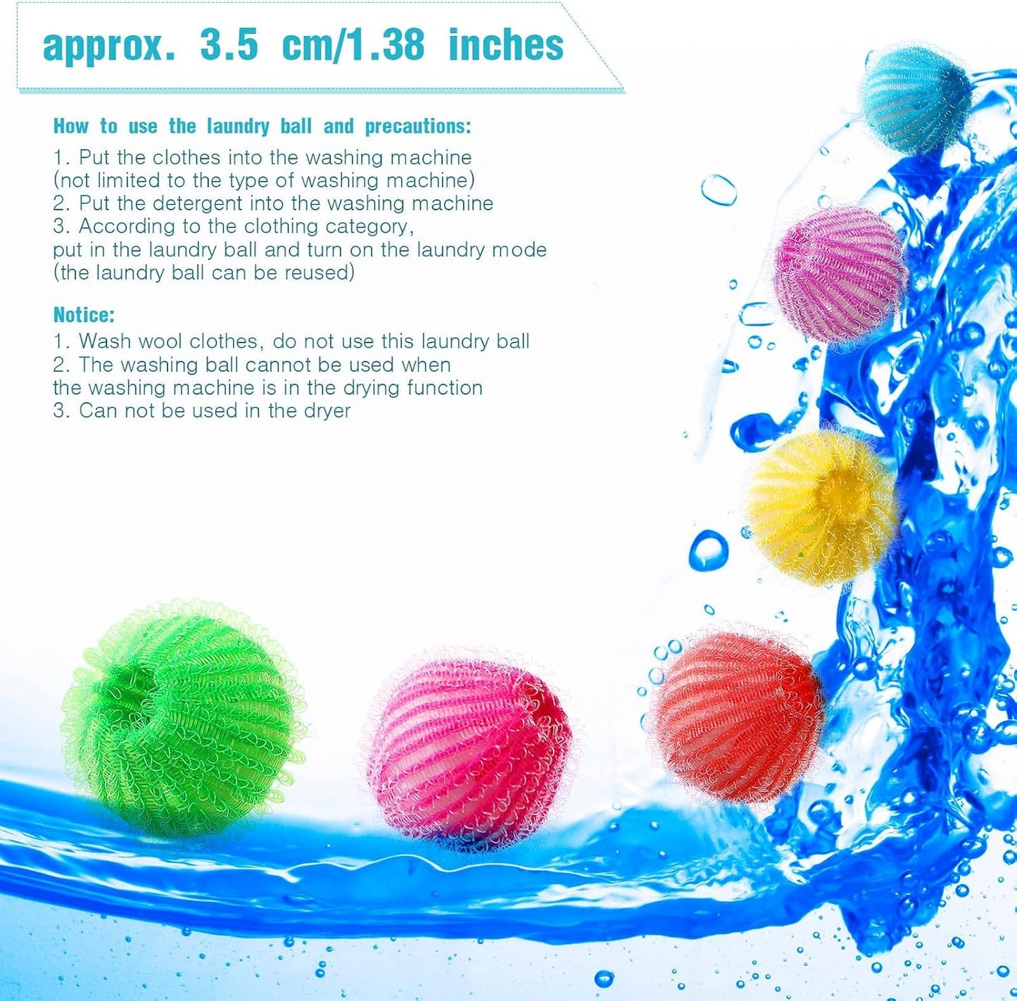 Blulu 18 Pieces Pet Hair Remover for Laundry, Classic Color | Reusable Washing Machine Hair Catcher Pet Dog Cat Fur Catcher Lint Remover from Laundry