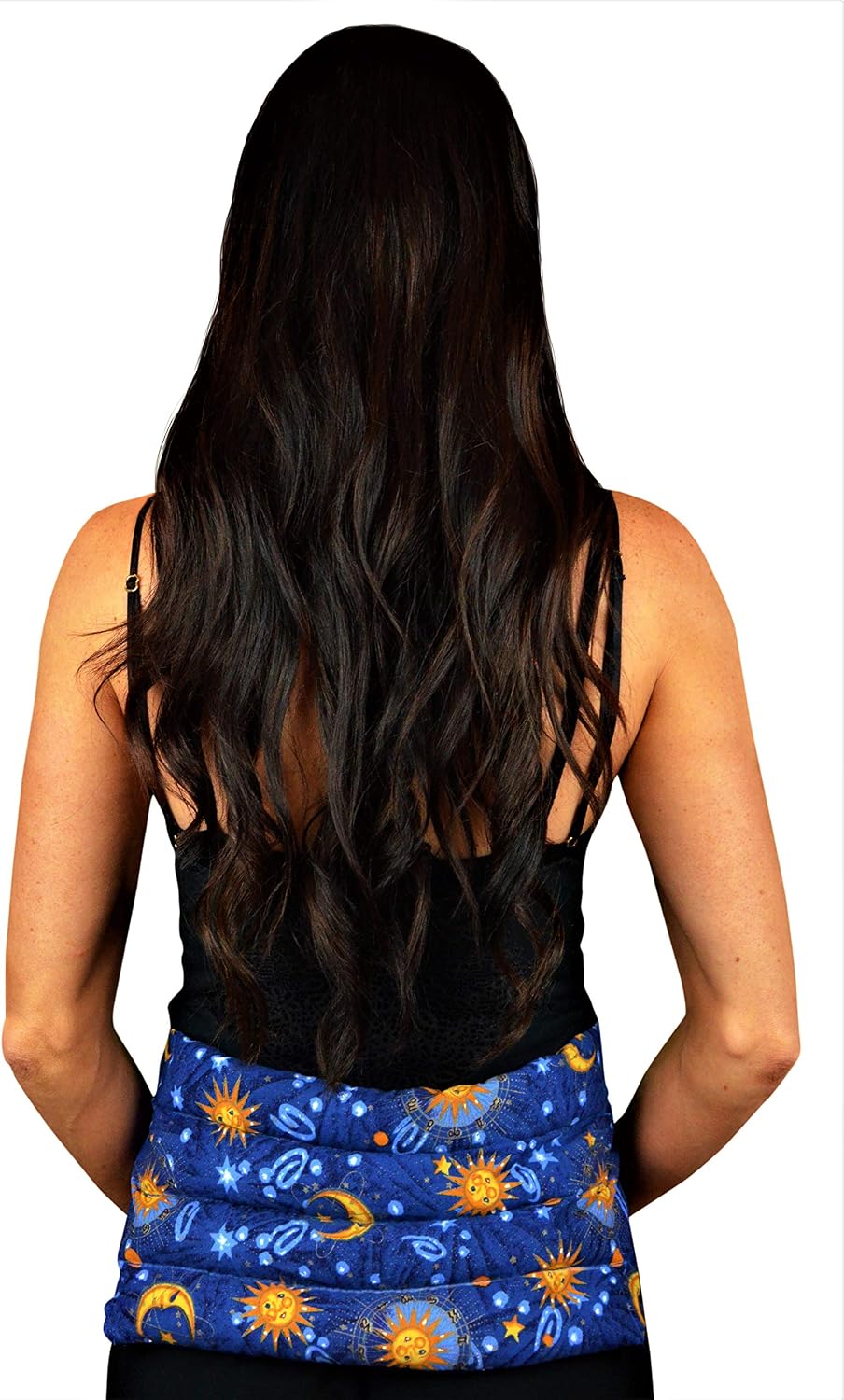 Nature's Approach Belted Lumbar Wrap, Assorted | Adjustable hook-and-loop belt secures this 12-herb rice & flaxseed wrap around the lower back