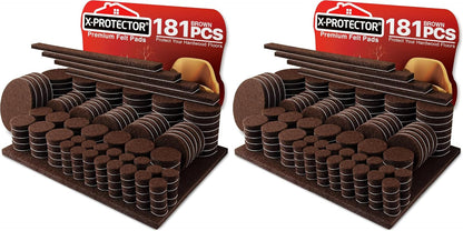 Felt Furniture Pads X-PROTECTOR 235 PCS Premium Furniture Pads - Felt Pads Furniture Feet Best Wood Floor Protectors - Protect Your Hardwood & Laminate Flooring! | Furniture Feet Best Wood Floor Protectors - Protect Your Hardwood & Laminate Flooring!