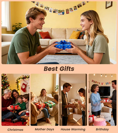 TigQiang Candle Warmer Lamp with Timer, Birthday Gifts for Women, Amber