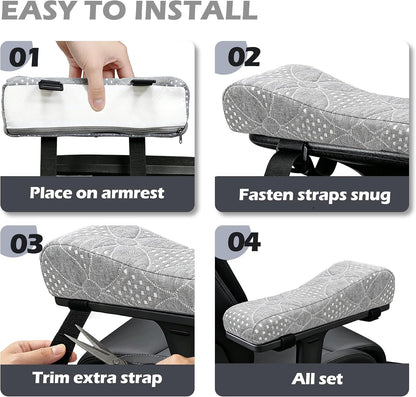 Soft Office Chair Armrest Pads, Comfort Elbow Pillows