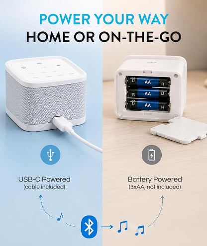 Big Red Rooster Sleep Sound Machine - White Noise Device for Kids and Babies with Rain and Nature Sounds - Portable Noise Cancellation for Nap Time, Bedroom, Nursery, or Office - 4x4x3 in