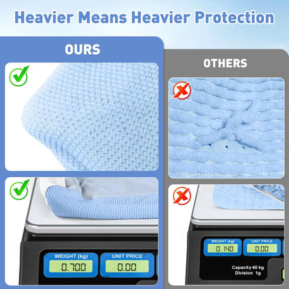2 Pack XXL Shoe Washing Machine Bag, 700 GSM Heavy Duty Shoes Cleaning Bag with Anti-Tangle Mesh Pocket, 2 Adjustable Shoe Trees Keep Shape, Reusable Sneaker Laundry Bag for Frequent Wash, White