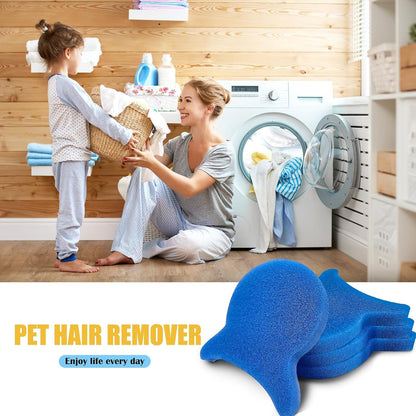 Pet Hair Remover for Laundry, Reusable Dog Hair Remover for Laundry, Lint & Hair Catcher for Clothes, for Washing Machines, Dryers, Bedding and Clothing 4 PCS