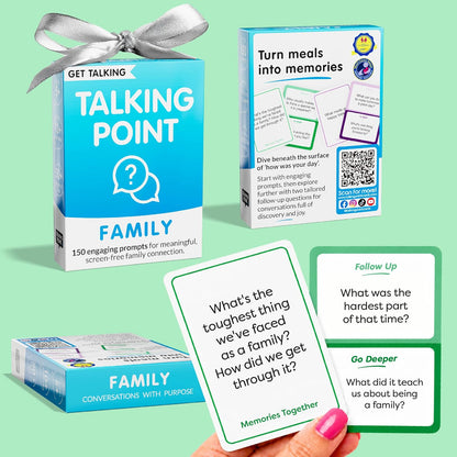 150 Fun Family Questions for Kids, Teens & Adults - Conversation Card Game