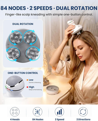 COMFIER Scalp Massager for Hair Growth, Electric Head Massager, Tangle-Free