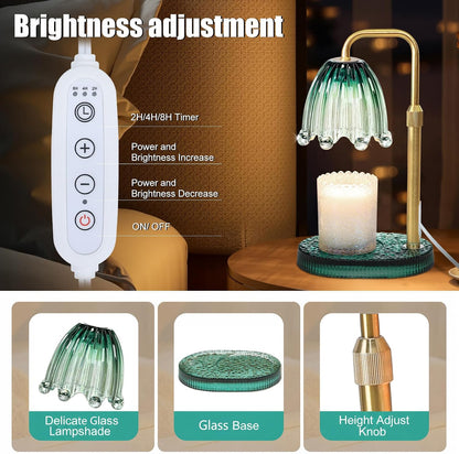 Candle Warmer Lamp with Timer,Birthday Gifts for Women