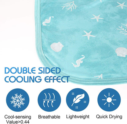 Ailemei Direct Cooling Thin Mattress Pad King Size, Gray, 76"x80"