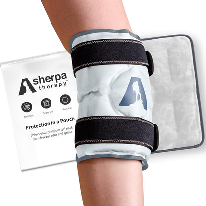 Flexible Knee Wrap Hot and Cold Gel Pack 10" x 12.5"