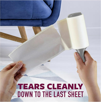 Scotch-Brite Pet Hair Extra Sticky Lint Roller, 95 Sheets Total,1 Pack | Designed for Removing Fur + Fluff on Couches, Clothes, Dog and Cat Beds, & More