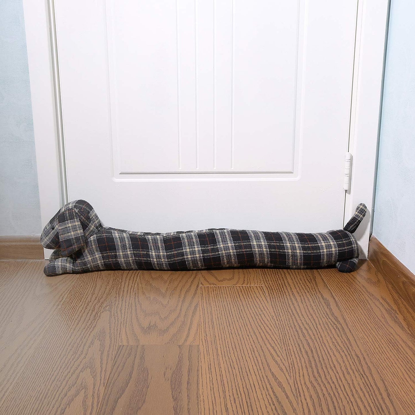 SWISSELITE 36 Inch Under Door Stopper, Decorative Door Noise Blocker | Weighted 3.2 Pounds Animal Air Draft Stopper Soundproof Energy Saver for Door & Window