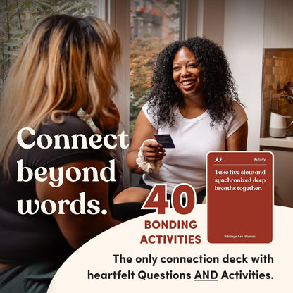 Friends are Human Conversation Cards for Friendship and Bonding, 140 Cards