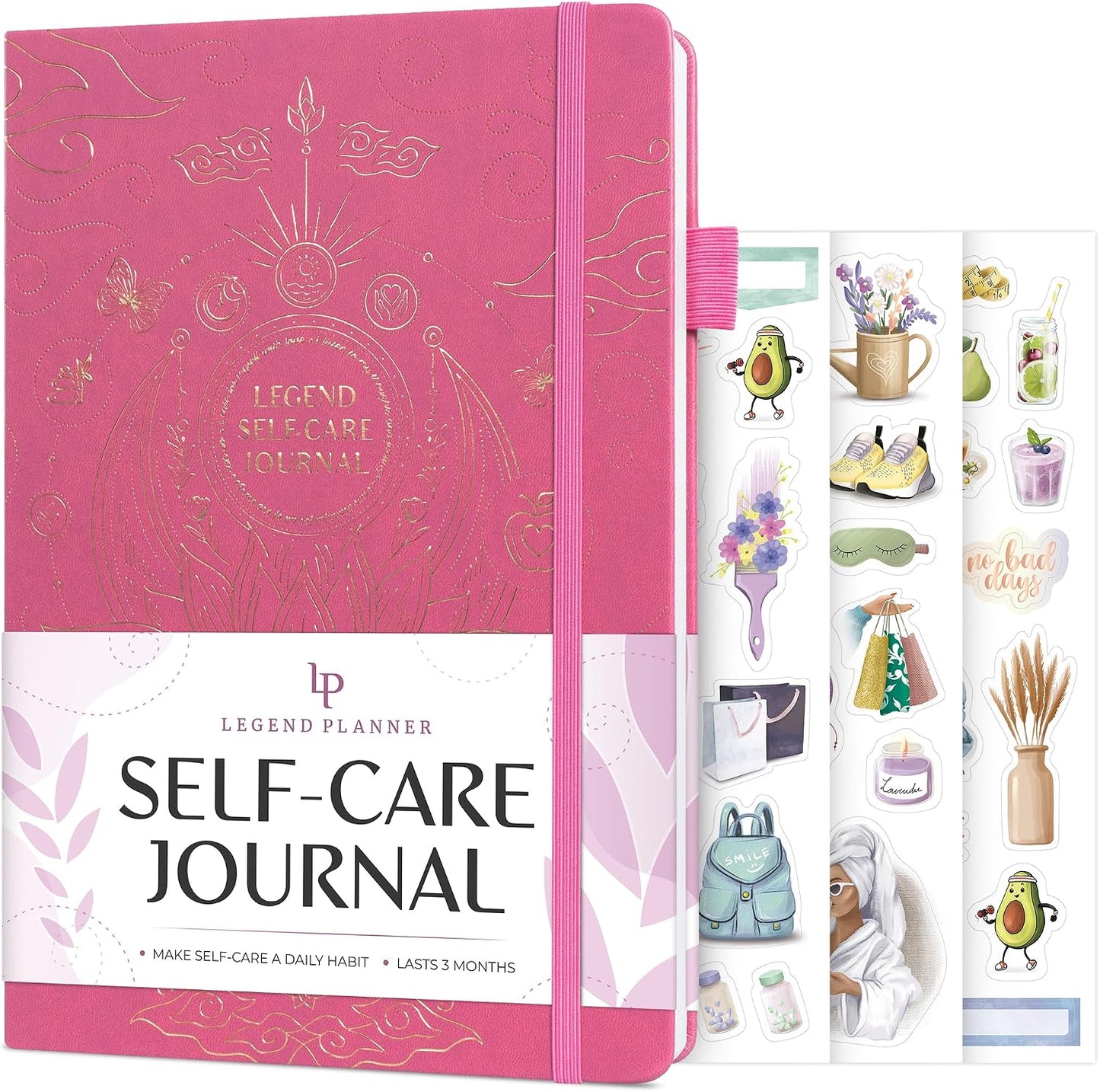 Legend Self-Care Journal – Guided Daily Reflection Journal to Support Mental & Physical Health – Daily Mood, Meditation & Personal Development Notebook – 7.1x10.5”, Lasts 3 Months (Turquoise)