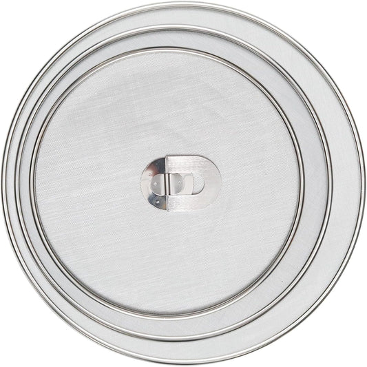 3 Pcs Splatter Screen for Frying Pan with Silicone Handle (9.8", 11.4", 13"), Stainless Steel Grease Splatter Guard for Kitchen Frying Pan Cooking to Prevent Oil Splatters