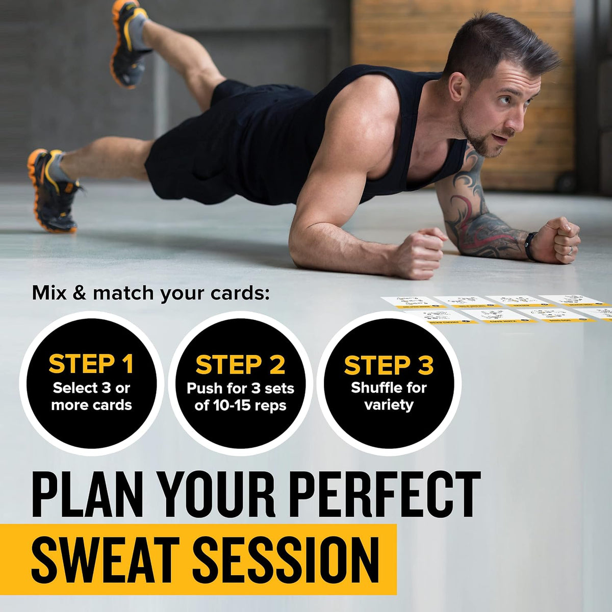 NewMe Fitness Pilates Workout Cards, Fitness Deck for Women and Men