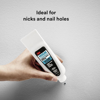 3M High Strength Small Hole Repair, All-in-One Applicator Tool | Quick and Easy Repair for Nicks and Nail Holes, Includes Putty Knife, Spackle, and Sanding Pad For Wall Repairs