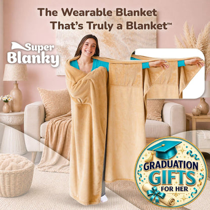 Wearable Blankets for Women & Men, Graduation Day Gift for Her, Cozy Gifts for Women, Wife Birthday Gifts Ideas