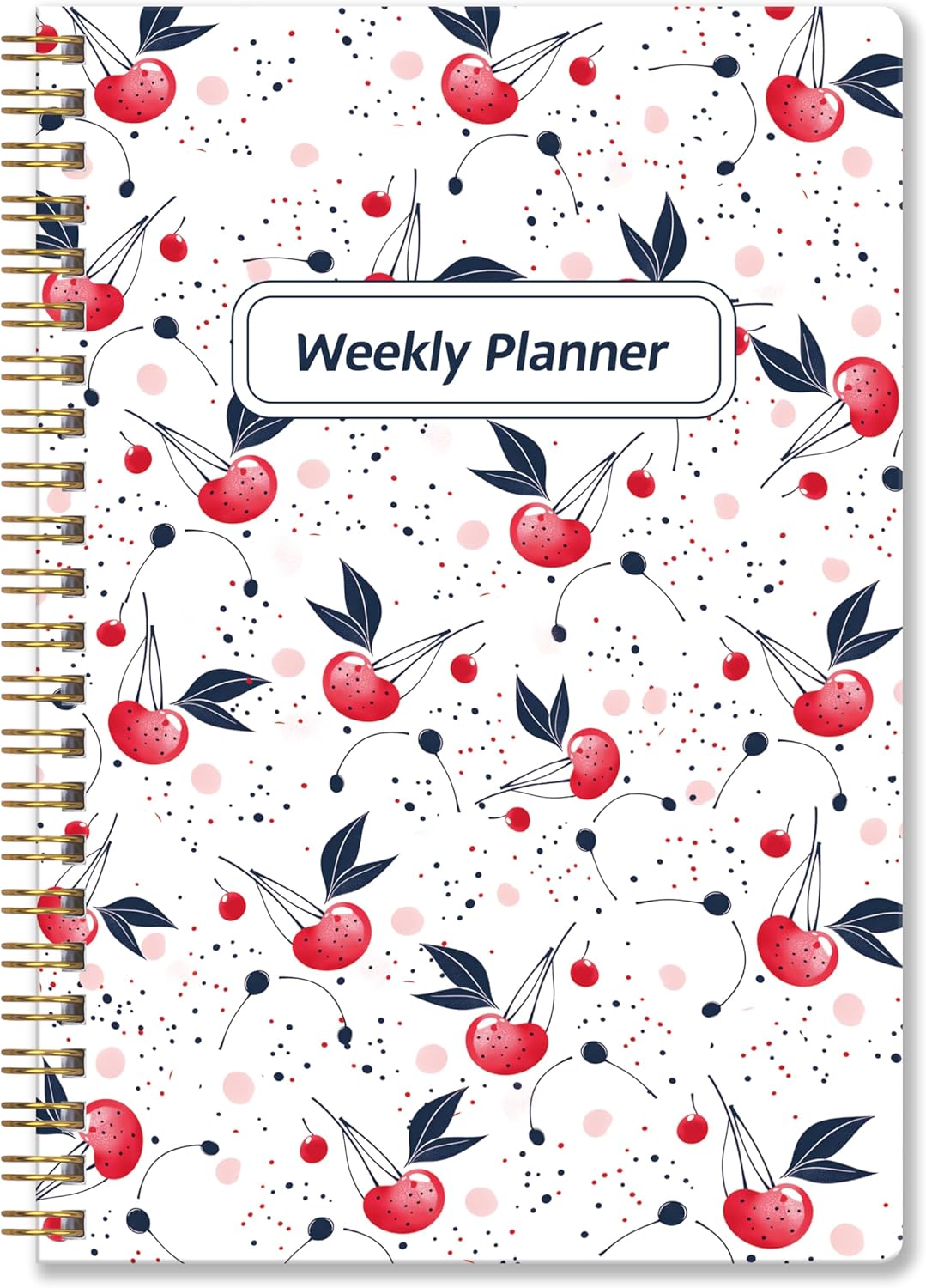 Undated Weekly Planner With Habit Tracker & To Do List 5.7 x 8.0 inch | Avoid Unfocused Busywork,Productivity Organizer,No-Bleed Thick Pages,Portable Size,Lay-Flat Spiral for Hands Free