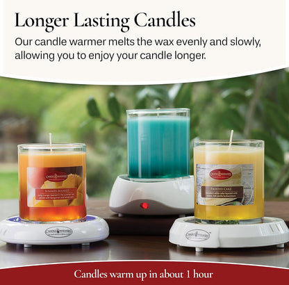 Candle Warmers ETC Timer Candle Plate Warmer