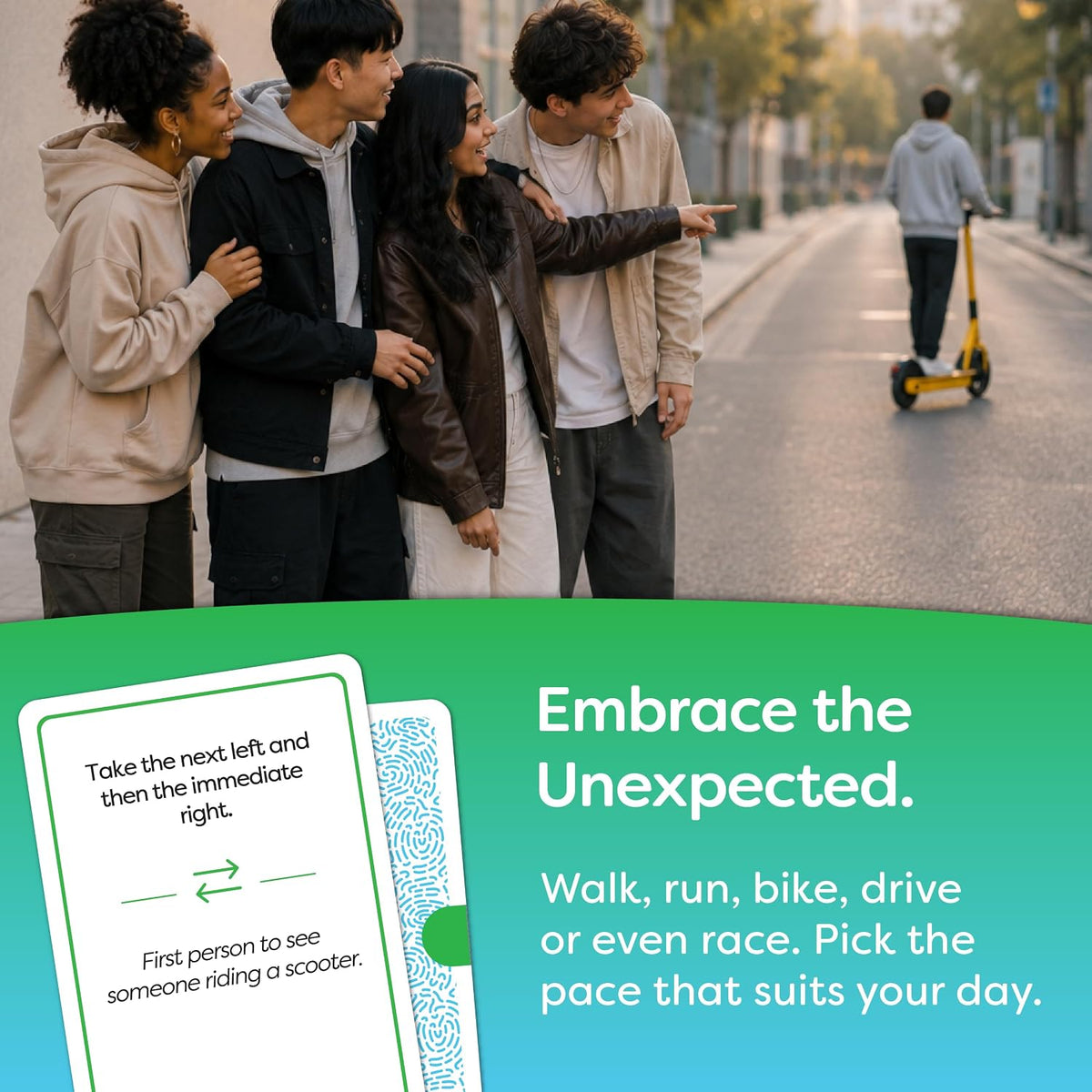 Unplanned Adventures Card Game; Fun Date Night, Road Trip & Family Fun Gift