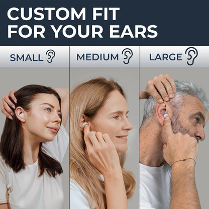 Peace&Quiet PQ Wax Ear Plugs for Sleeping - 30 Silicone Wax Earplugs