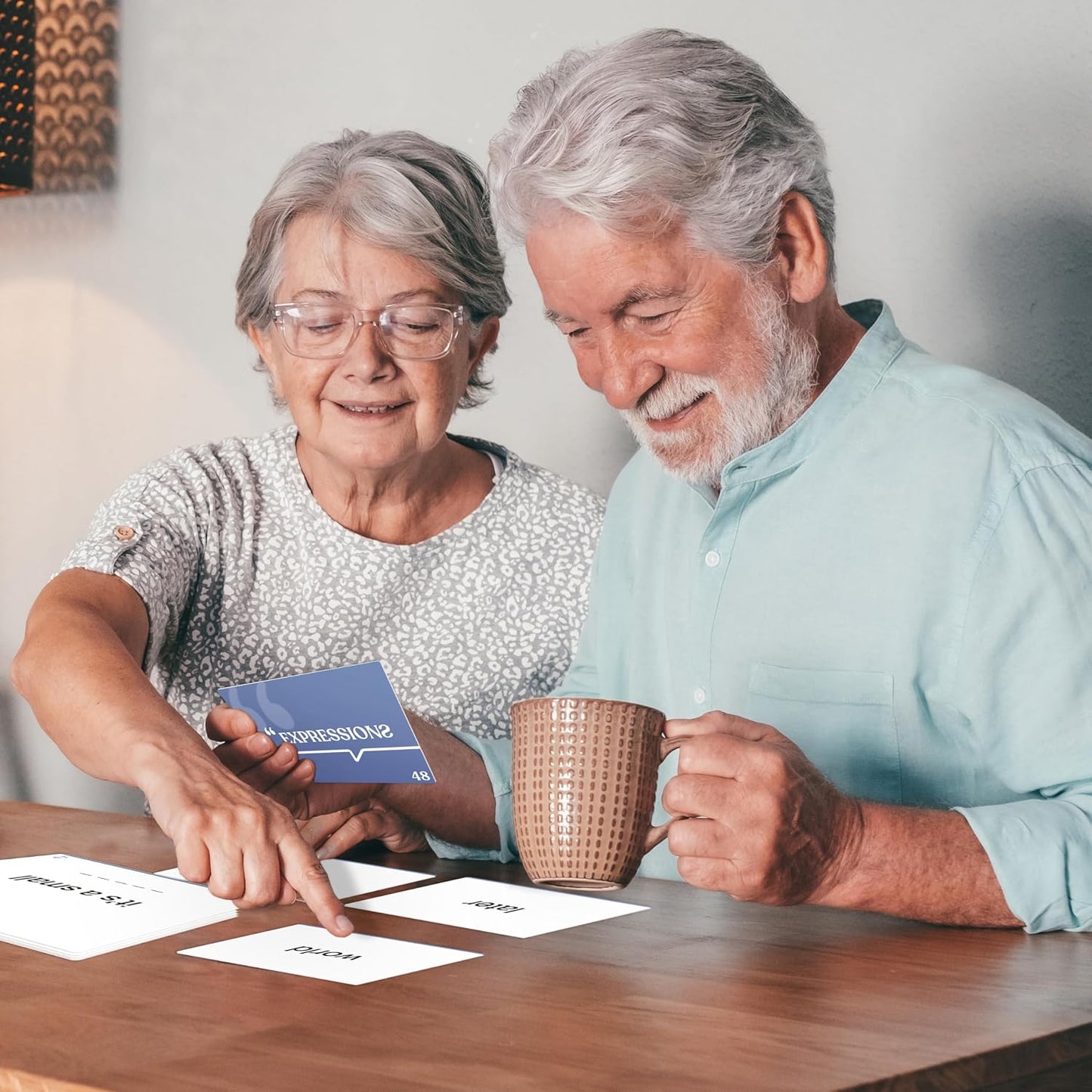 Keeping Busy Expressions Set 1 Dementia Activities for Seniors | Alzheimer Products for Elderly Patients | Fun Memory Game Toy & Cognitive Brain Puzzle for Senior Citizens w/Memory Loss or Alzheimers