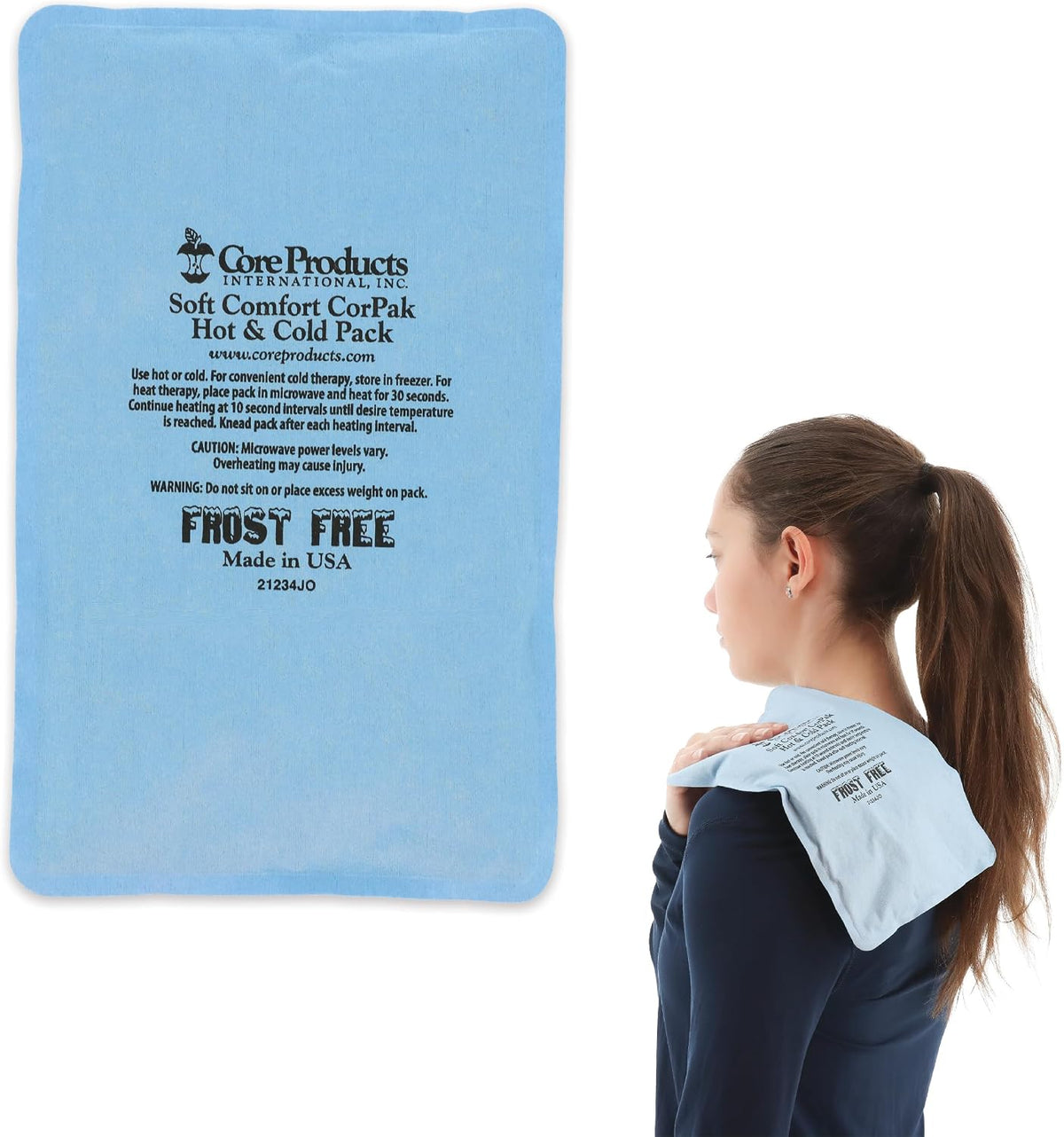 Reusable Hot & Cold Therapy Pack for Knee Back & Shoulder Pain-Trisectional
