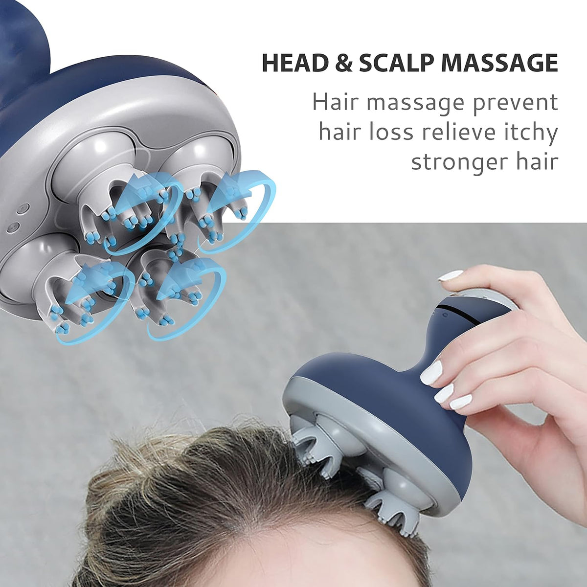 COMFIER Scalp Massager for Hair Growth, Electric Head Massager, Tangle-Free
