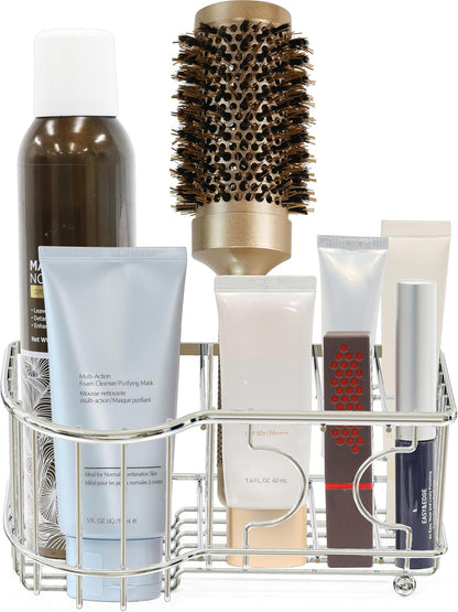 Simple Houseware Multi-Functional 6 Slots Toothbrush Holder, Bronze
