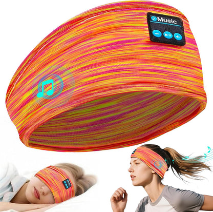 AONESY Bluetooth Headband for Sleeping, Headband Headphones for Side Sleepers & Sports, Washable & Wireless Music Headband with Secure Fit for Running, Workout, Gym, Yoga - Great Gift