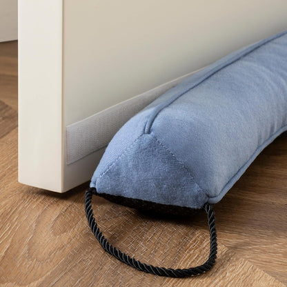 Door Draft Stopper, Removable Washable Cover, 38", Gray | Weighted Gap Filler, Blocks Hot and Cold Air, All-Season Seal, Easy Install, Noise & Wind Blocker, Home Essentials