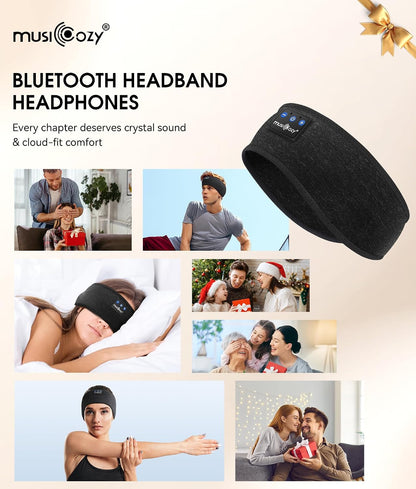 MUSICOZY Bluetooth 5.4 Sleep Headphones Headband Sports Wireless Audio