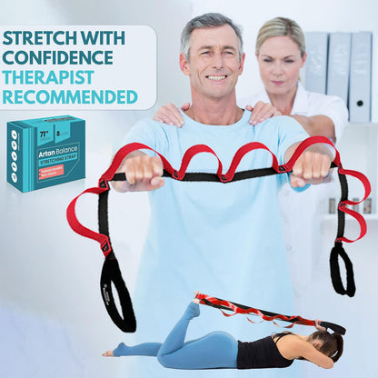 Artan Balance Stretching Straps for Flexibility, Balance, and Leg Stretching – Multiple Styles for Yoga, Ballet, Dance, Gymnastics & Physical Therapy