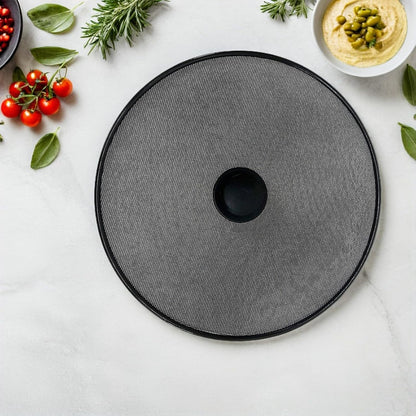 Amosfun Oil Splash Guard Splatter Screen for Frying Pan 11.41 Inch Mesh Cover for Pot Skillet and Wok Grease Splatter Shield Kitchen Cooking Accessory
