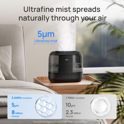 DREO 4L Humidifiers for Bedroom, 36H Runtime, 28 dB Quiet, HM311