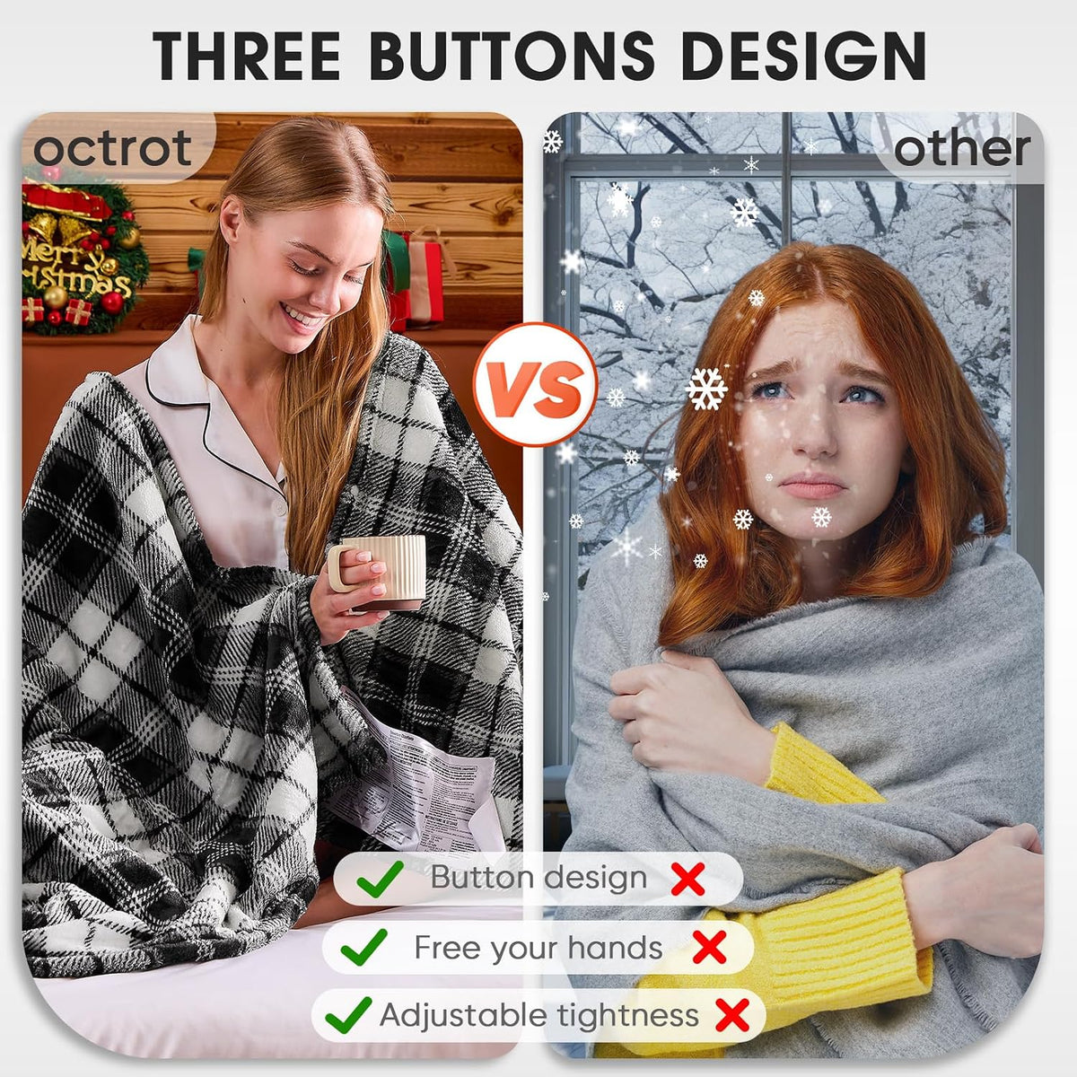 Heated Blanket Electric Throw 50X60 Heating Blanket with 10 Heating Levels 8 Hours Auto Off, Blue Plaid Sherpa Blankets Winter Warmer, Home Decor for Couch Bed Office,Gifts for Mom, Women,Washable