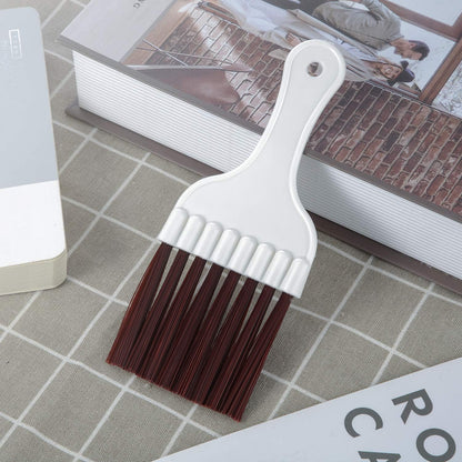 4 Packs Air Conditioner Condenser Cleaning Brush Refrigerator Coil Brush HVAC Coil Cleaner Brush Small Plastic Whisk Brush (Blue)