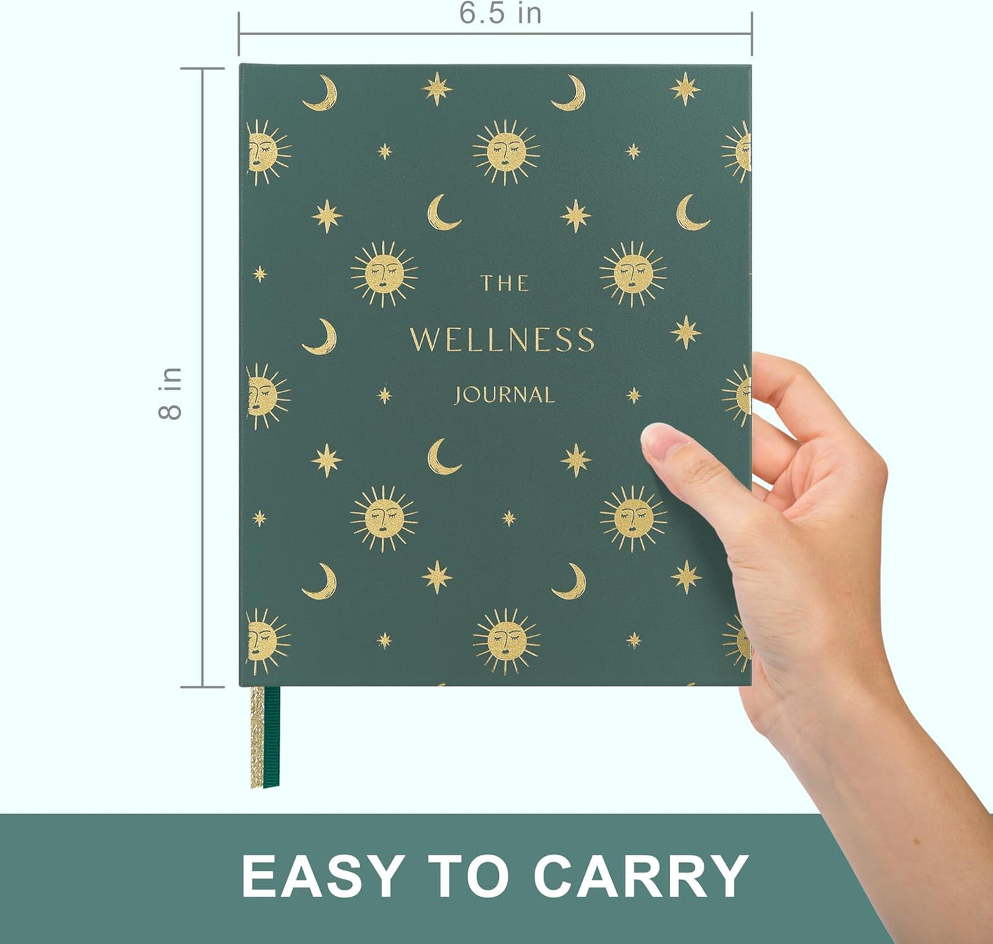 And Per Se Wellness Journal, Self Care & Daily Journal for Women, Mental Health Planner with Habit Tracker, Diet & Goals, Undated, Gift-Ready (Original Beige)