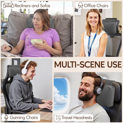 Neck Pillow for Recliner Chair, Adjustable Recliner Pillow for Headrest