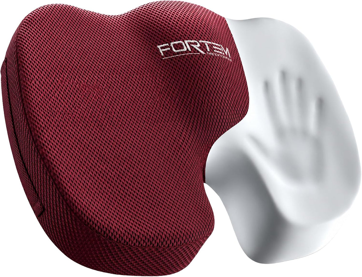 FORTEM Seat Cushion, Office Chair Cushion for Tailbone Sciatica Pain Relief