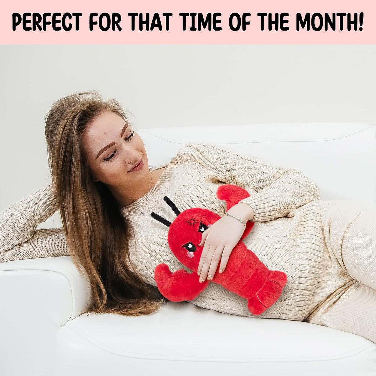 Axolotl Unscented 2Lbs Heating Pad for Neck Shoulders and Back Wrap Microwavable, Heatable 22.5" Cute Warm Stuffed Animals Neck Warmer - Axolotl Gifts for Women Girls and Kids