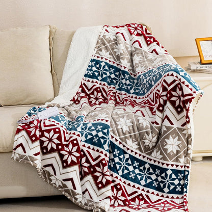 Reaks Heated Throw Blanket, 5 Heat Levels, 3 Hours Auto-Off, 50"x60", White